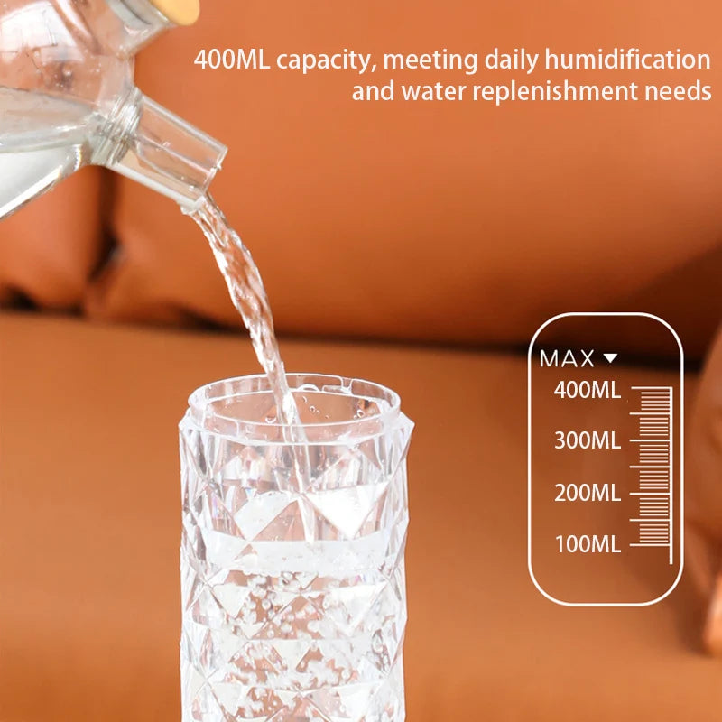 Gadgit Co 400ml USB Humidifier & Aroma Diffuser | RGB Mood Light, Home & Car