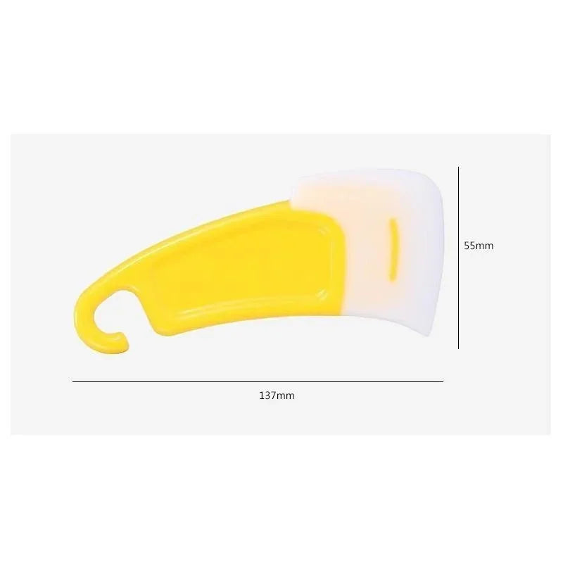 Gadgit Co Silicone Kitchen Scraper Spatula | Pan-Safe, Hanging Storage, 1/2/3pc