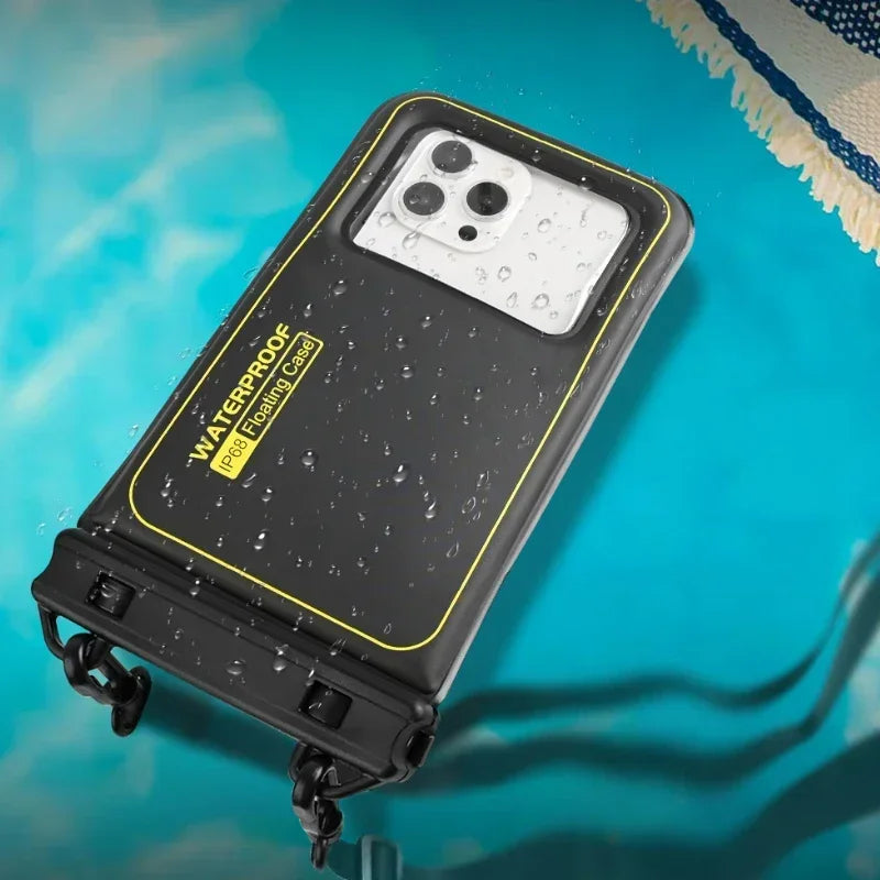 Gadgit Co™ – Floating Waterproof Phone Pouch with Lanyard (Sponge Float)