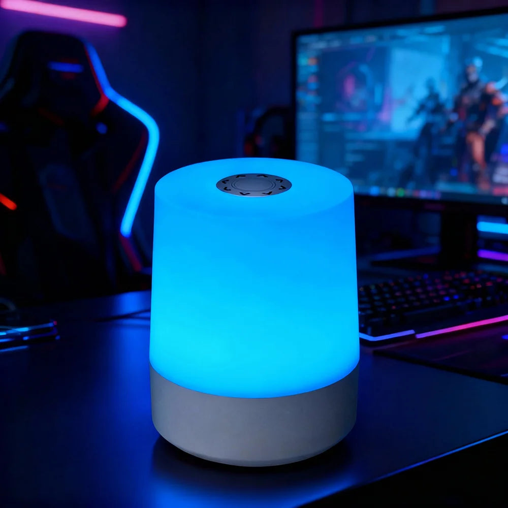 Gadgit Co ™ LED Night Light | RGB & 3CCT, Touch & Remote, USB Rechargeable