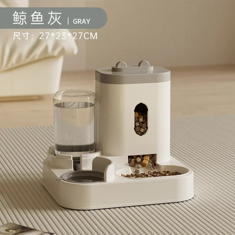 PetFlow Duo™ – Automatic Food & Water Dispenser