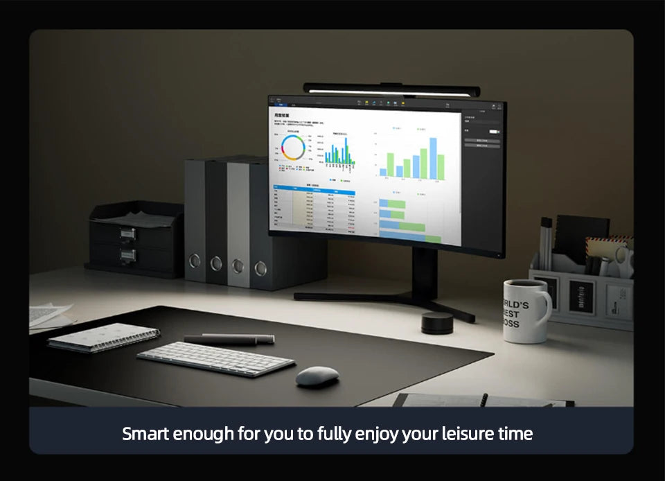 VisionGlow Max™ – Premium Monitor Light Bar