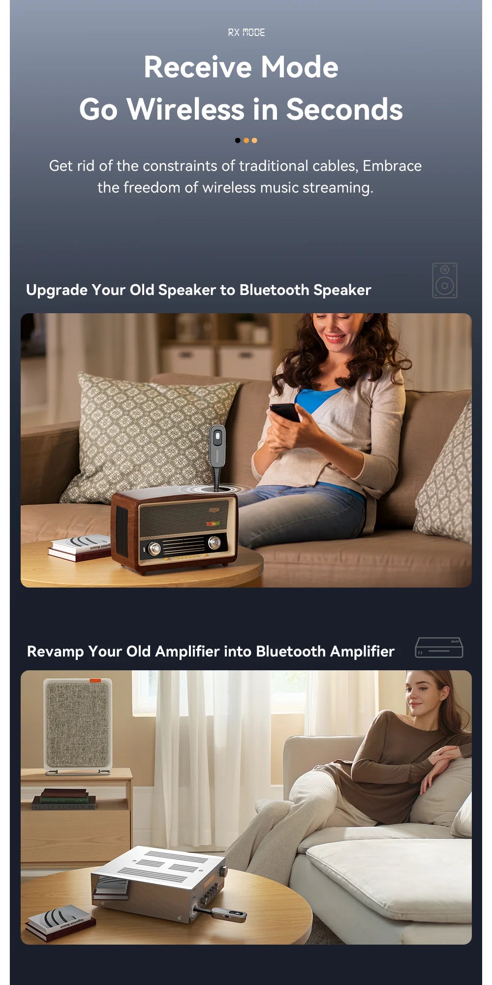 AirLink Mini™ – 2-in-1 Bluetooth 5.1 Audio Adapter