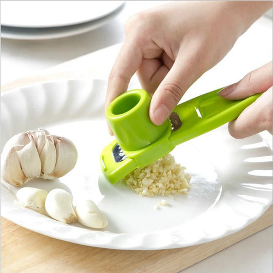 Gadgit Co Mini Manual Garlic & Ginger Grinder | Compact, Odour-Free PP, 2 Colours