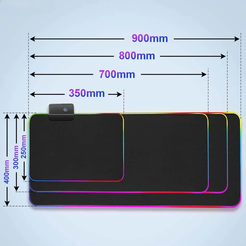 GlowPad™ – RGB Gaming Desk Mouse Mat