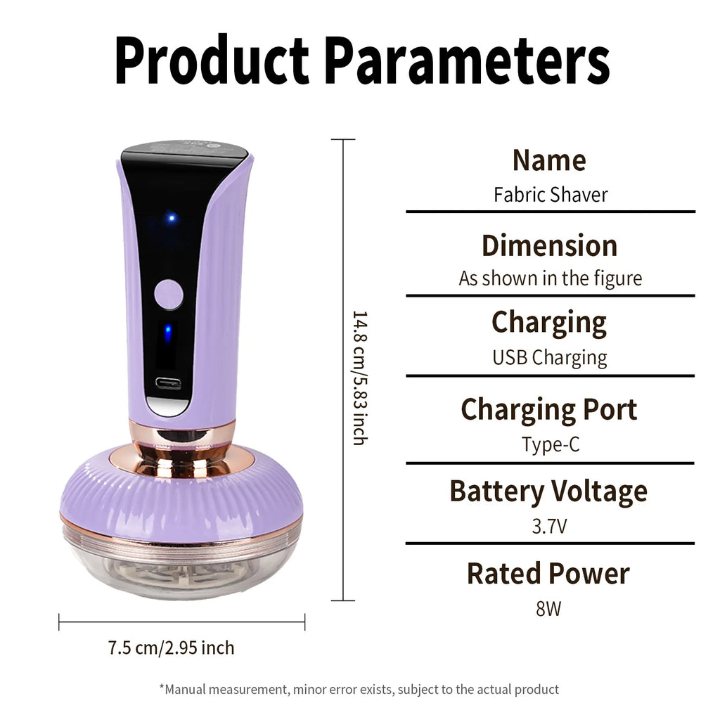 FabricRenew™ – Rechargeable Lint & Fuzz Remover