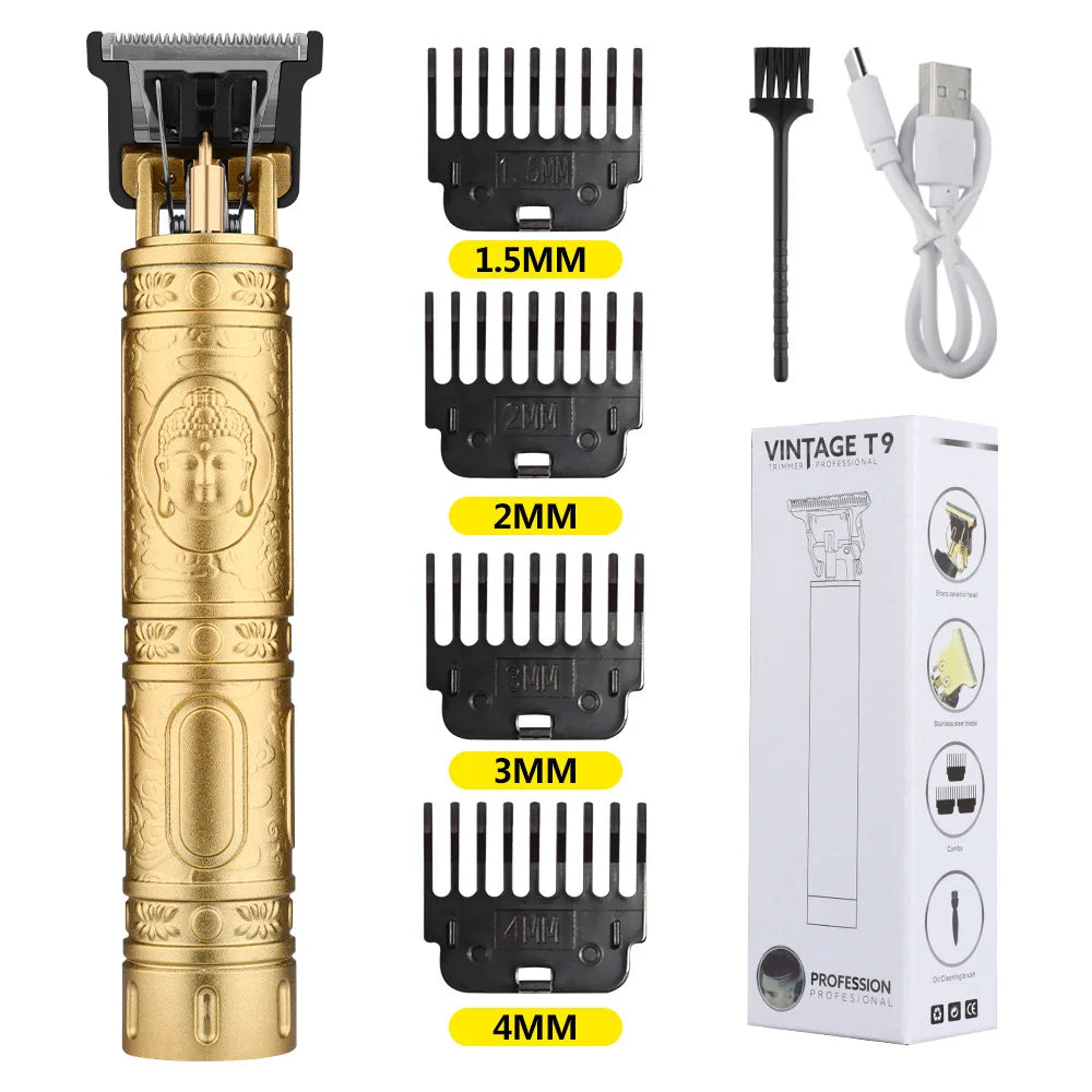 TrimMaster T9™ – Retro Precision Hair & Beard Trimmer