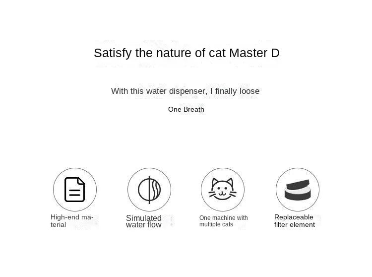 PetFlow Mini™ – 1200mL Quiet USB Cat Water Fountain