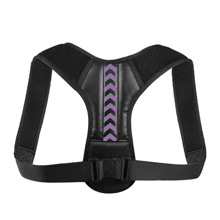 Adjustable Back Shoulder Posture Corrector Belt Clavicle Spine Support Cotton Neoprene Upper Back Neck Brace for Home Office Sport