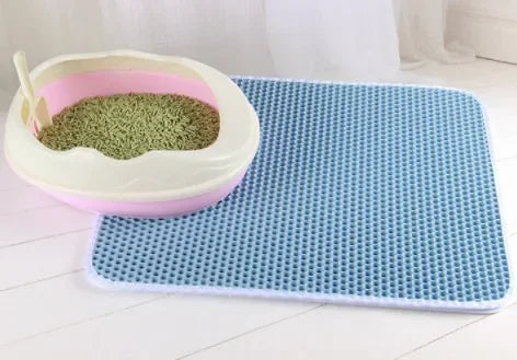 CleanPaw Duo™ – Double-Layer Waterproof Litter Mat