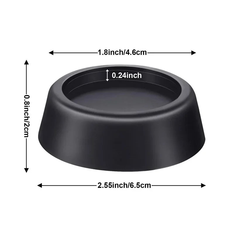 Gadgit Co Anti-Vibration Rubber Feet Pads | 4pcs, Universal, Noise-Reducing