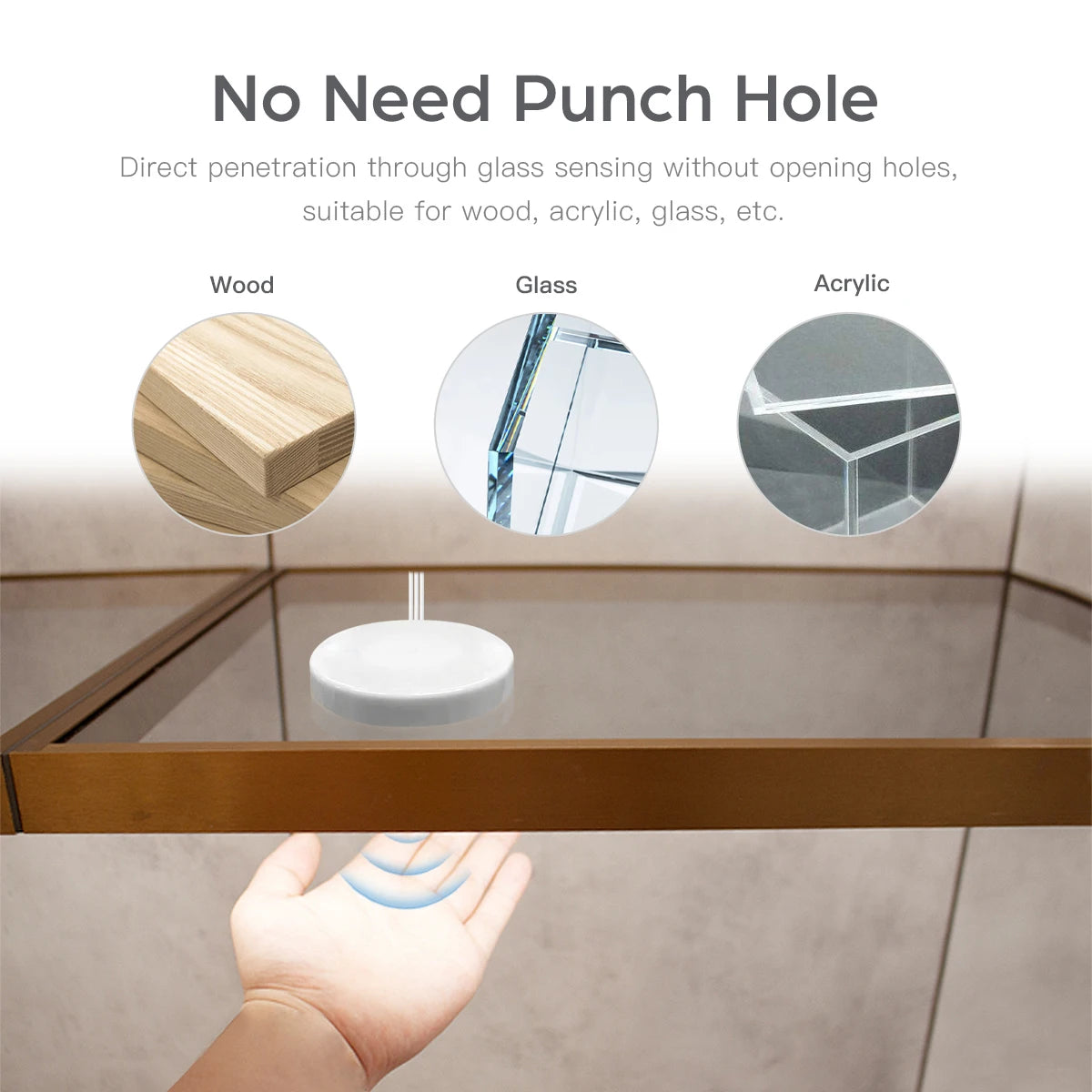 Gadgit Co Touch Sensor Dimmable LED Cabinet Bar Light | Aluminum, No-Hole, 50,000hr