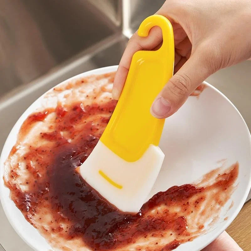 Gadgit Co Silicone Kitchen Scraper Spatula | Pan-Safe, Hanging Storage, 1/2/3pc