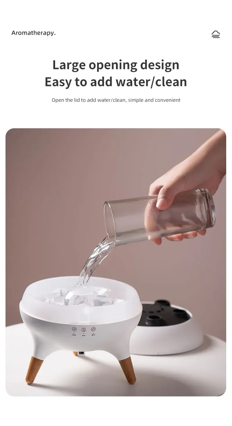 Gadgit Co Jellyfish Ultrasonic Humidifier & Aroma Diffuser | 250ml, 7 Colours, Remote