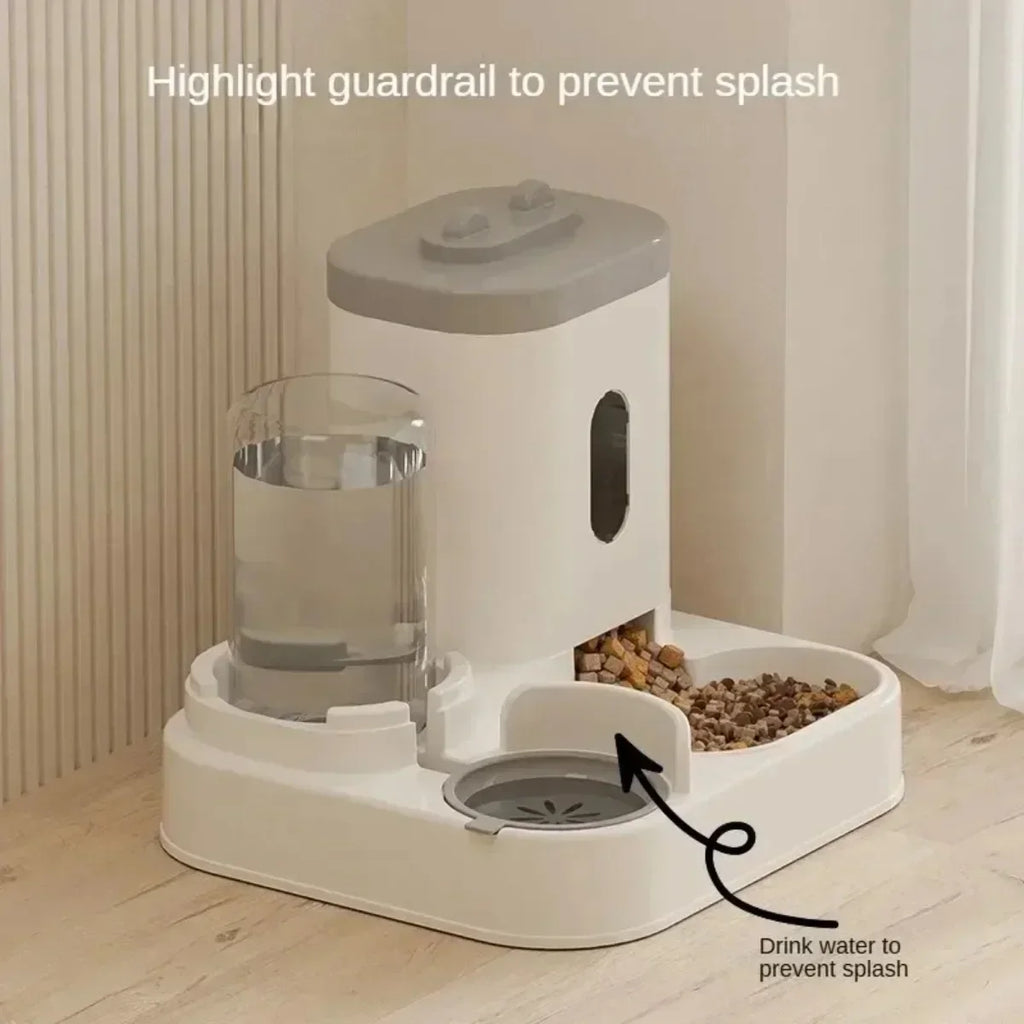 PetFlow Duo™ – Automatic Food & Water Dispenser