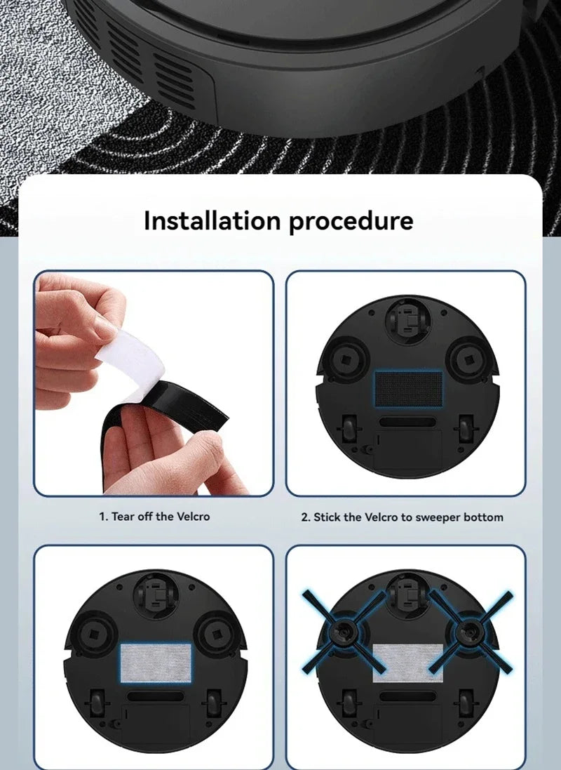 Gadgit Co SwiftBot™ 3-in-1 Robot Vacuum | Sweep, Mop & Suction, 4000Pa