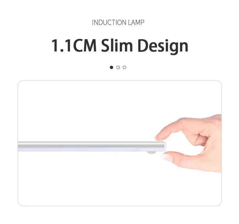 Gadgit Co Aluminum Motion Sensor LED Bar Light | 3 Colour Temps, Dimmable, 5 Sizes