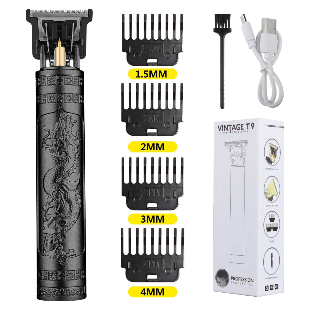 TrimMaster T9™ – Retro Precision Hair & Beard Trimmer