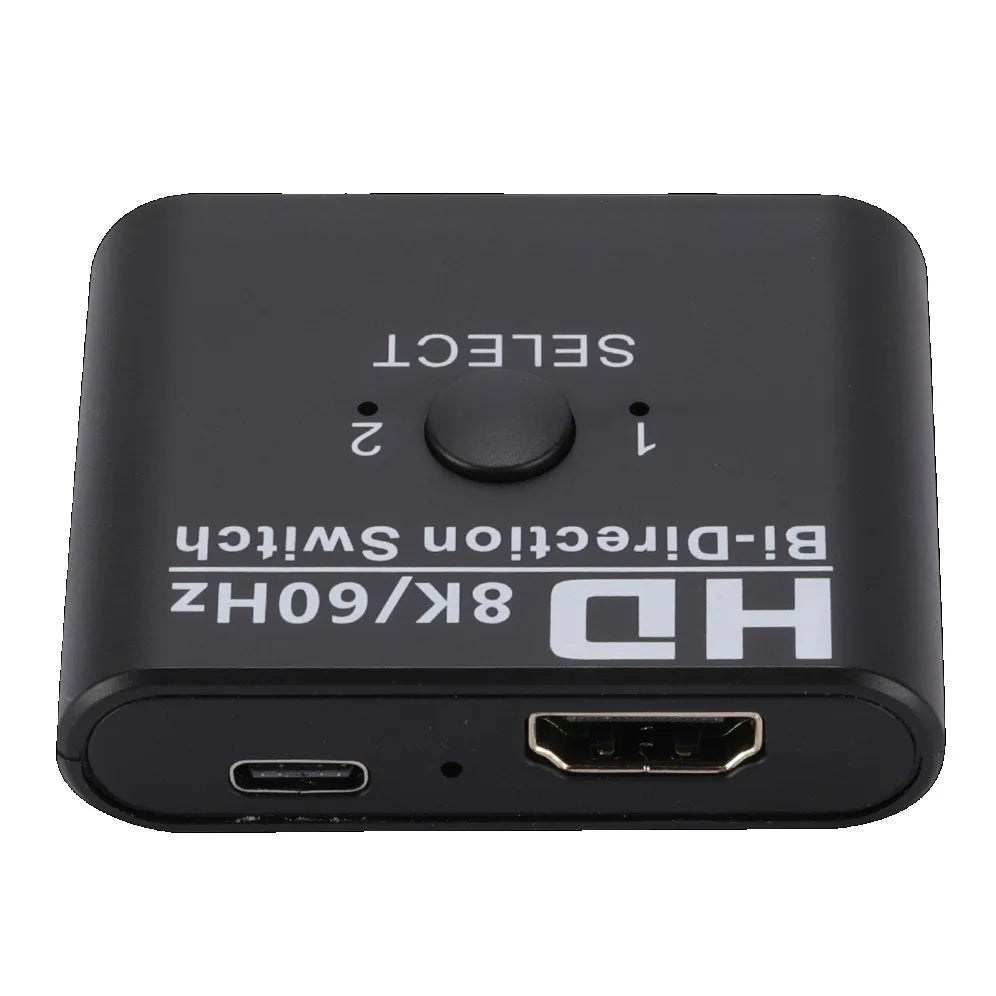 SwitchHub 8K™ – Bi-Directional HDMI 2-in-1 Splitter