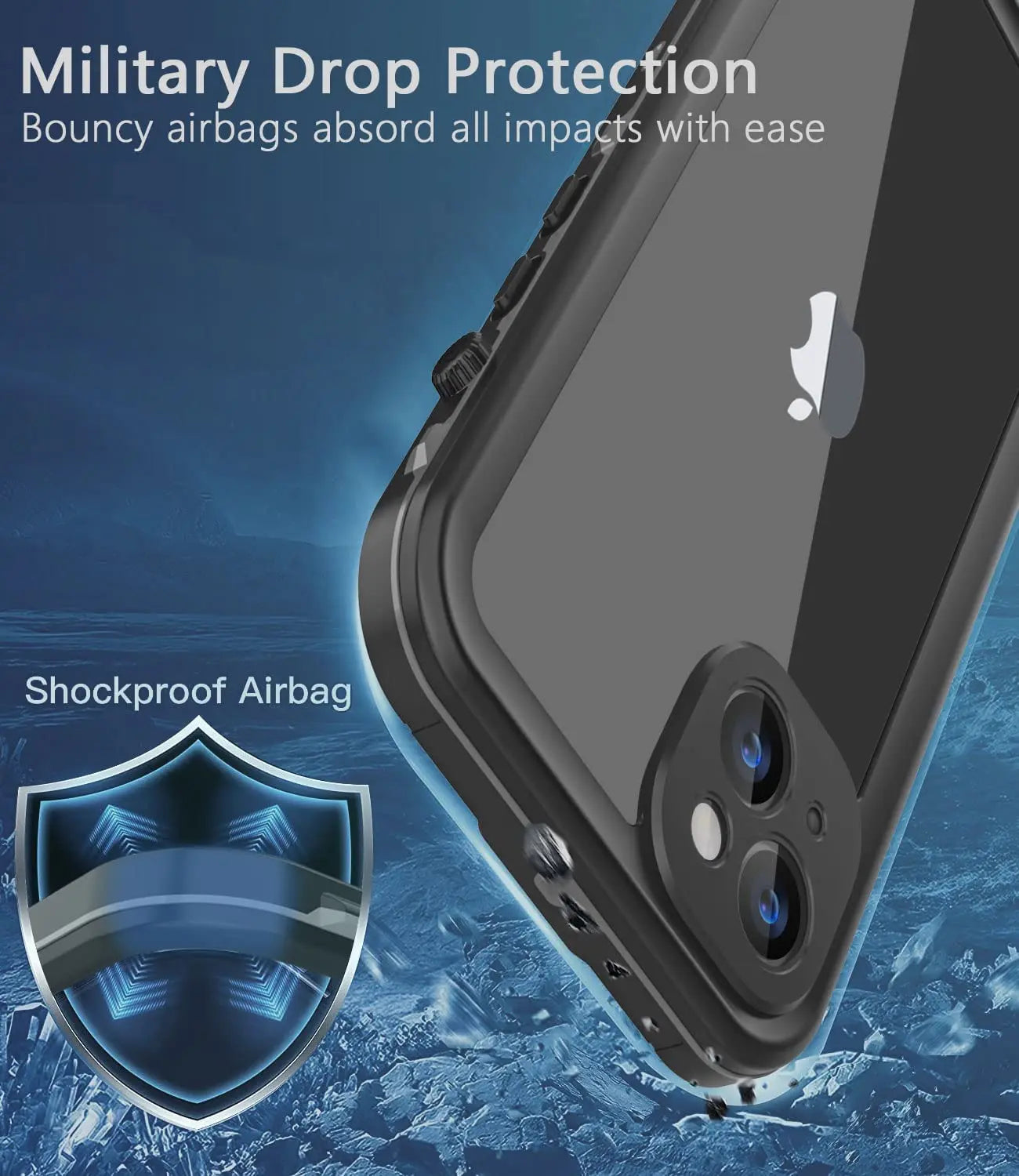 AquaShield Pro™ – IP68 Fully Sealed Waterproof iPhone Case