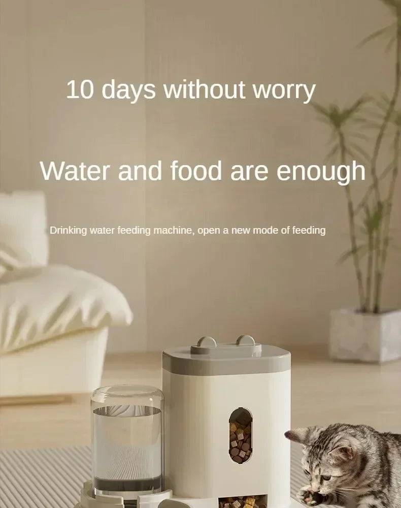 PetFlow Duo™ – Automatic Food & Water Dispenser