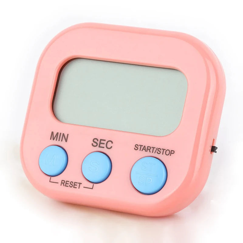 Gadgit Co Mini Digital Kitchen Timer | 99 Min, Magnetic, Stand, Loud Alarm, 4 Colours