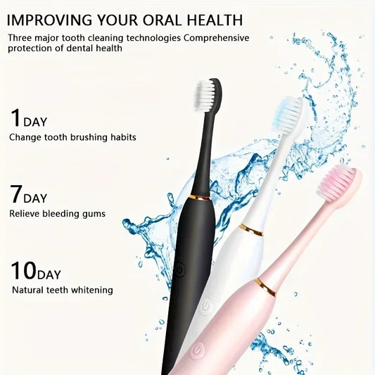 Gadgit Co™ – Six-Speed Electric Toothbrush