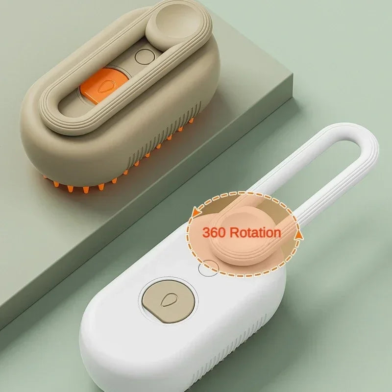 SteamGroom Pro™ – 2-in-1 Pet Steam Brush