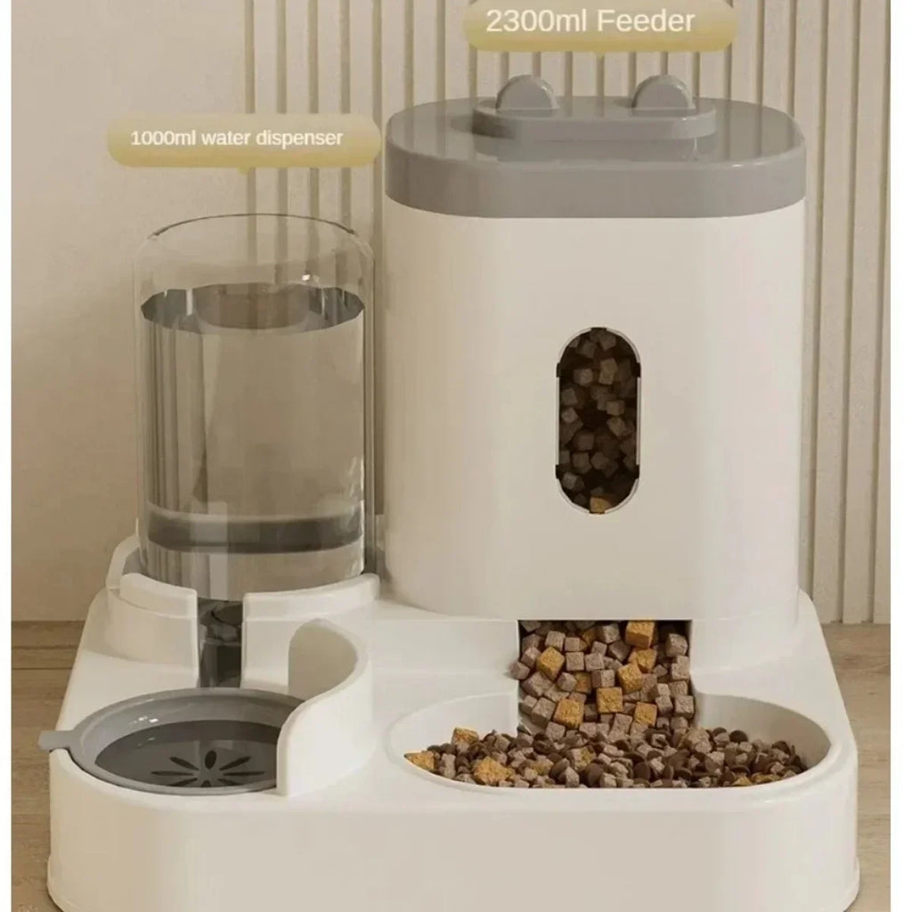 PetFlow Duo™ – Automatic Food & Water Dispenser