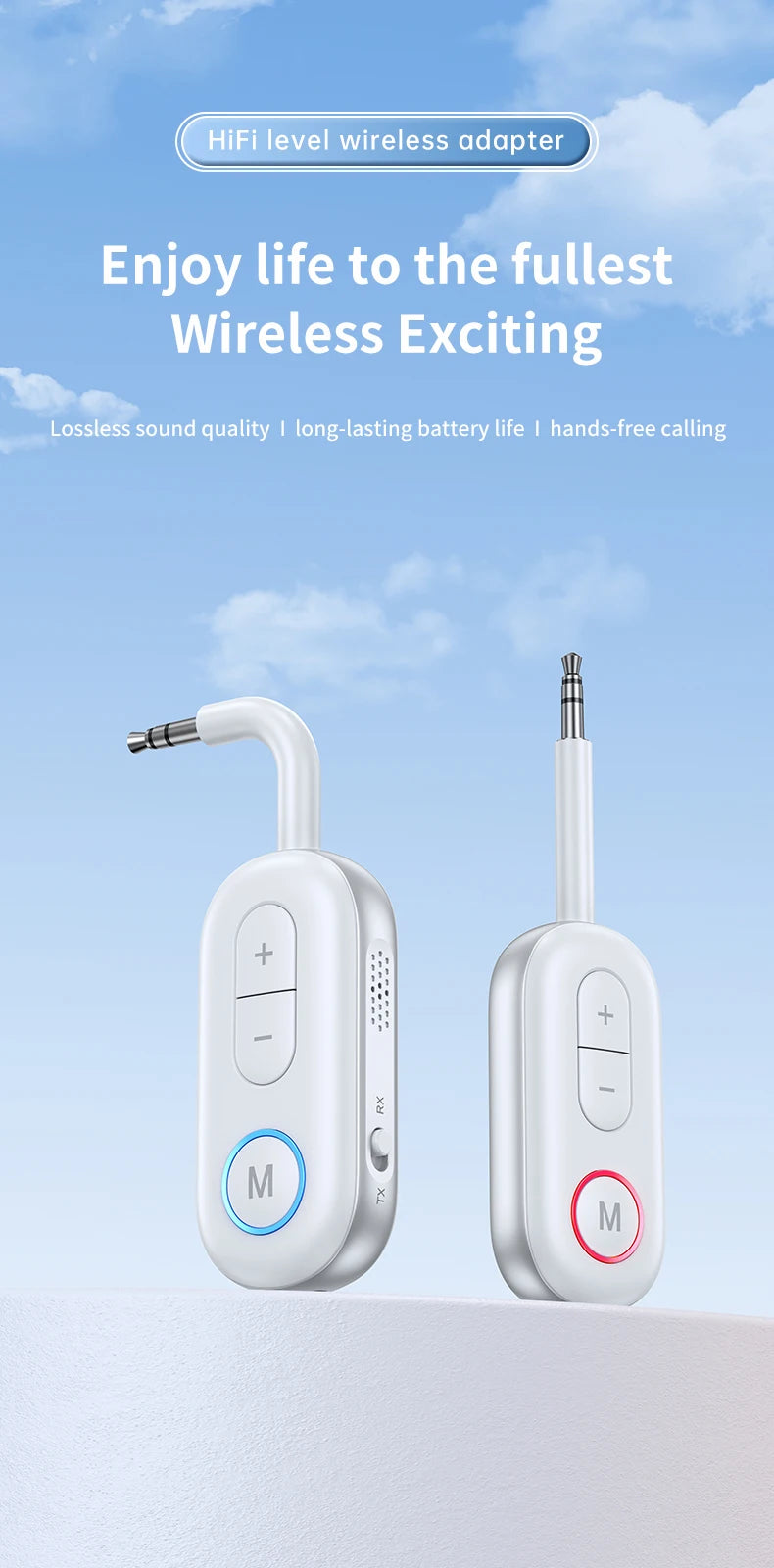 AirLink Pro™ – Bluetooth 5.3 Transmitter & Receiver Adapter