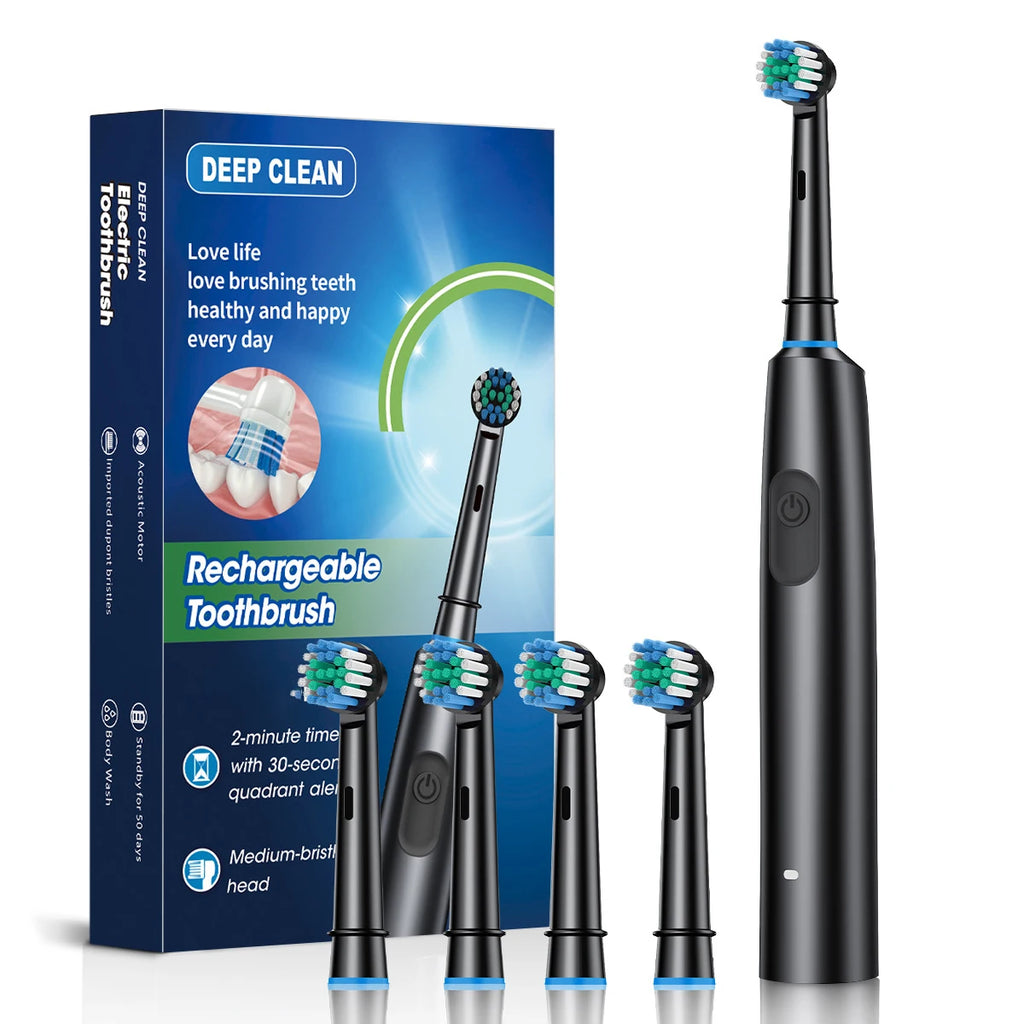 SmilePro 8X™ – Rechargeable Rotary Electric Toothbrush