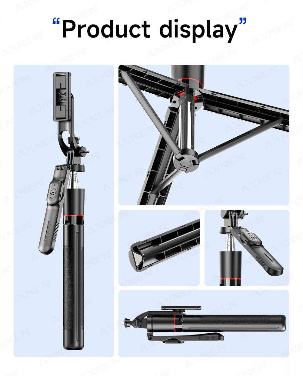 SnapPro X™ – 1708mm Extendable Selfie Tripod