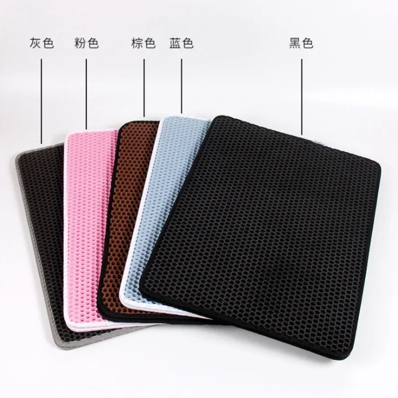 CleanPaw Duo™ – Double-Layer Waterproof Litter Mat