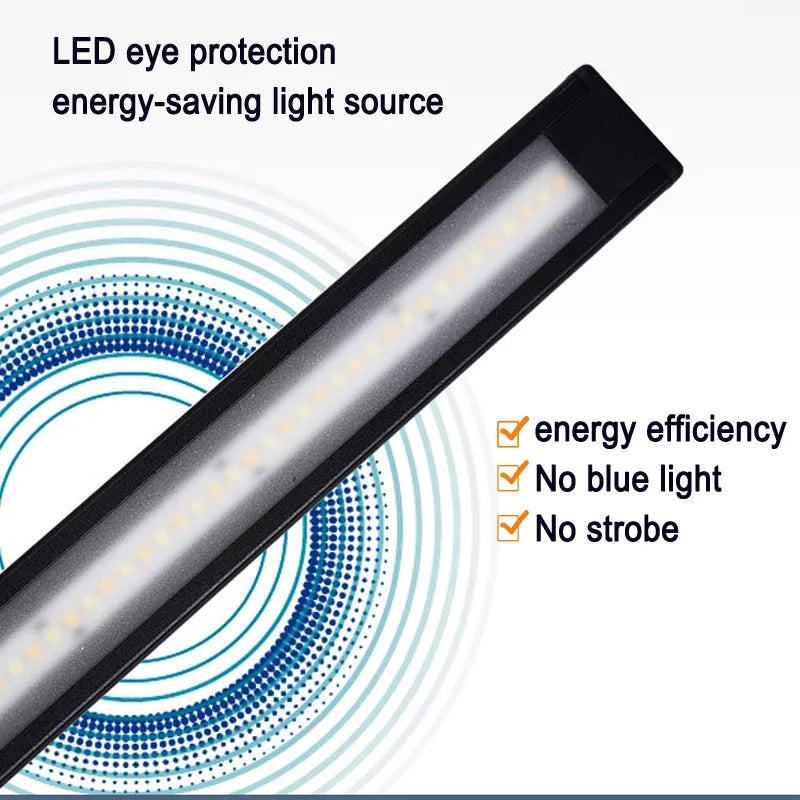 LED Smart Usb Charging Lamp Touch Folding Table Portable Battery Children's Work Office Rechargeable Wireless Light For Bedroom