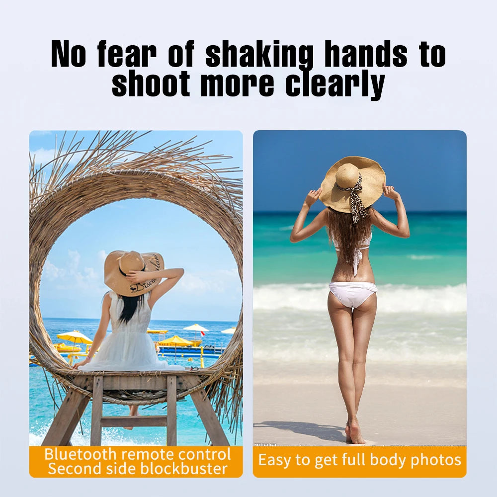 SnapPro™ – Wireless Selfie Stick & Tripod with Light