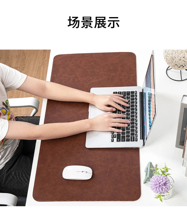 Gadgit Co™ Waterproof PU Leather Desk Mat | Non-Slip, Easy-Clean, 5 Sizes