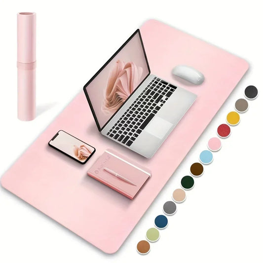 Gadgit Co™ PU Leather Desk & Gaming Mouse Pad | 60×30cm, Non-Slip, Waterproof