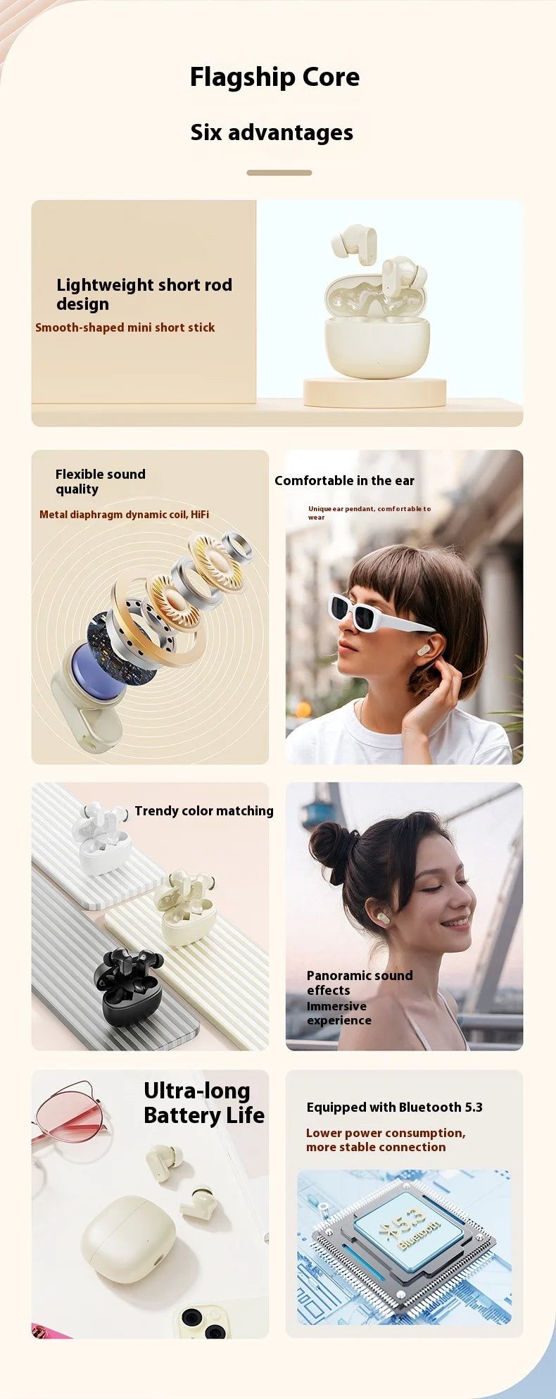 AirBeat Pro™ Wireless Earbuds | Bluetooth 5.3, ANC, 20Hr Battery