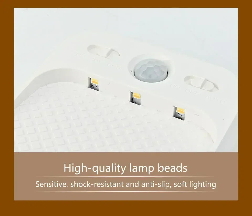 4 Pack Motion Sensor LED Night Light Rechargeable Cabinet Light For Bedroom Stairs Hallway Kitchen Closet Lights Wardrobe Lamp