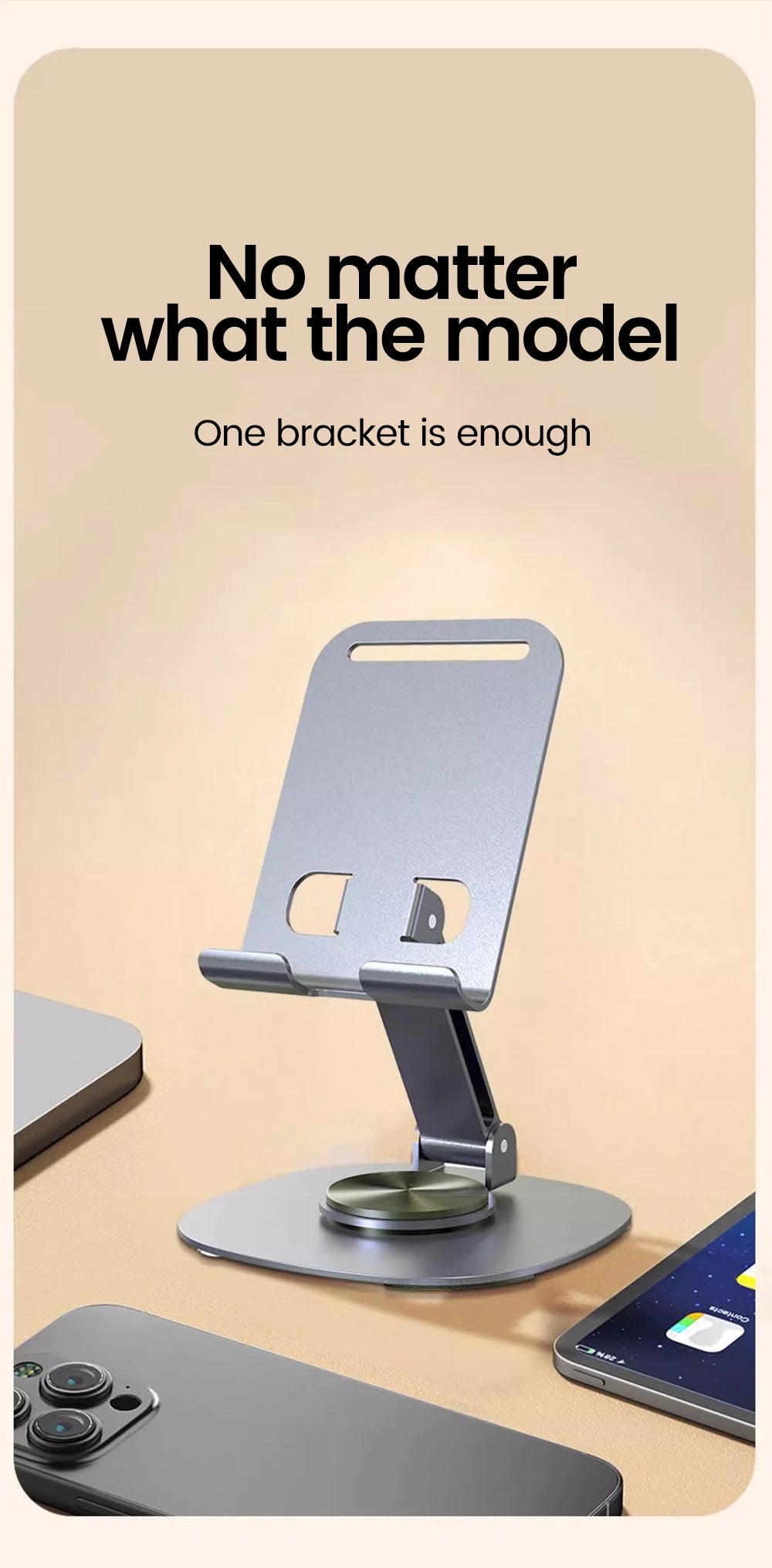 Gadgit Co™ – Rotating Desktop Phone & Tablet Stand
