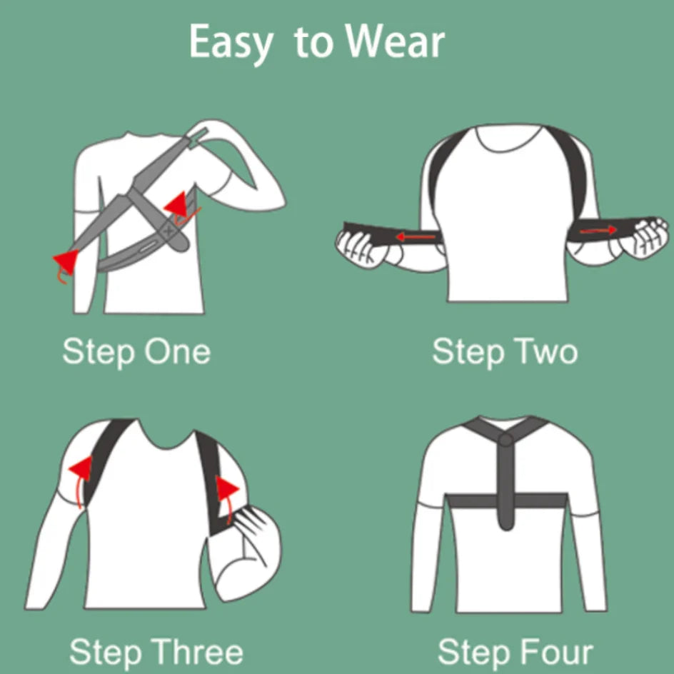 Gadgit Co™ – Adjustable Back & Shoulder Posture Corrector
