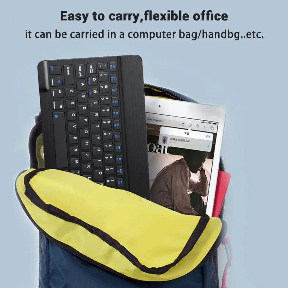 Bluetooth Wireless Keyboard Mouse For IOS Android Windows Tablet For iPad Air Mini Pro