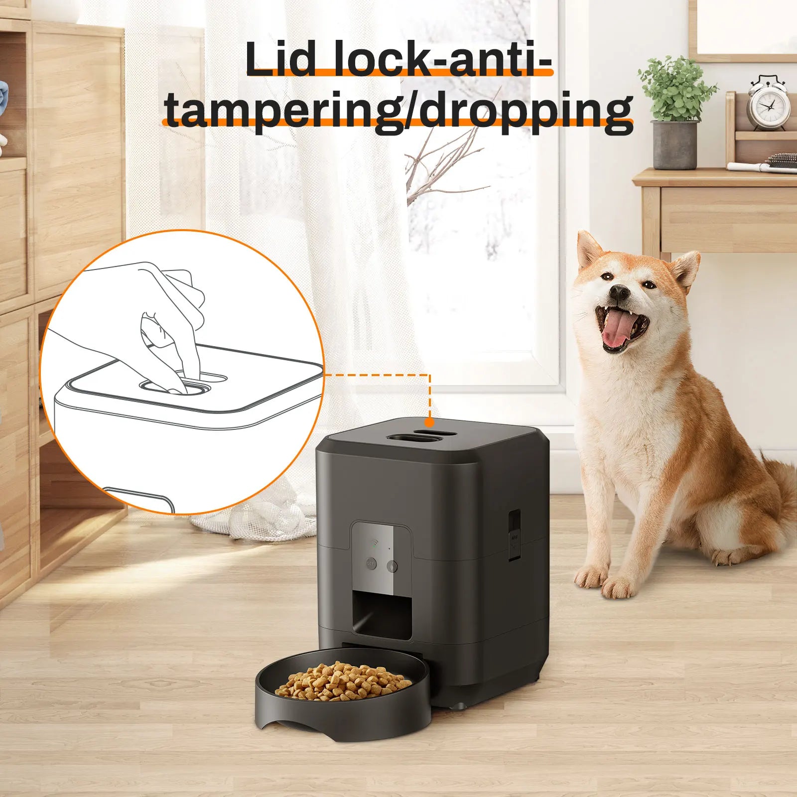 PetFlow Smart™ – Automatic Timed Pet Feeder