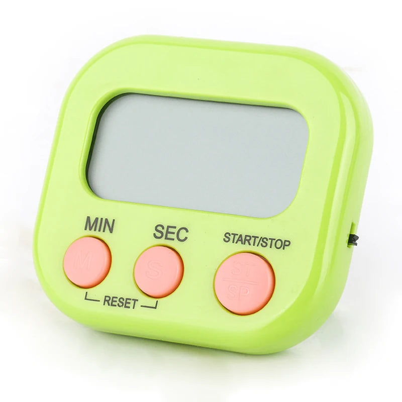 Gadgit Co Mini Digital Kitchen Timer | 99 Min, Magnetic, Stand, Loud Alarm, 4 Colours