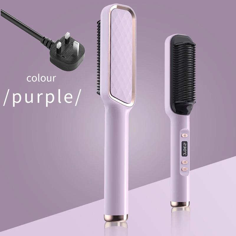 SleekComb Pro™ – Anti-Scald Ionic Straightener