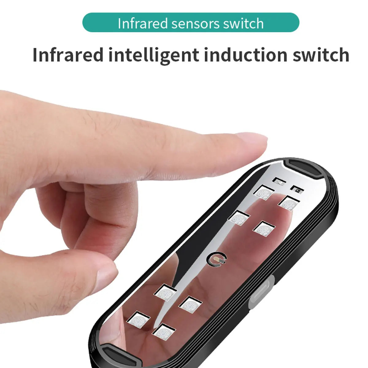 Gadgit Co RGB Car Door Warning Lights | Wireless, Auto Sensor, 2pcs