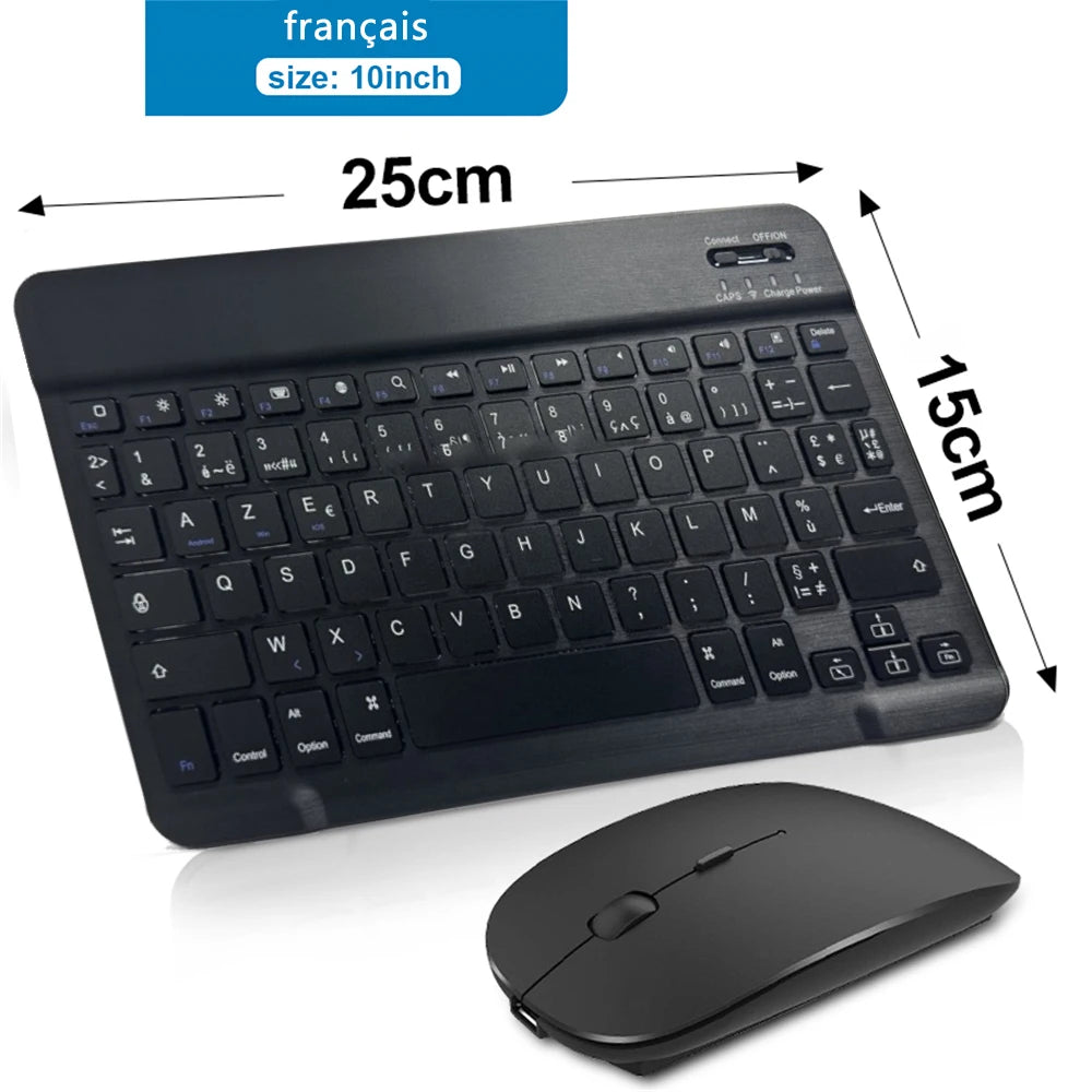 Bluetooth Wireless Keyboard Mouse For IOS Android Windows Tablet For iPad Air Mini Pro