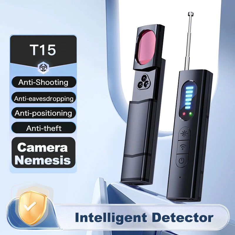 Gadgit Co T18 Multi-Function Anti-Spy Detector Pen | RF, Magnetic, Laser & Vibration